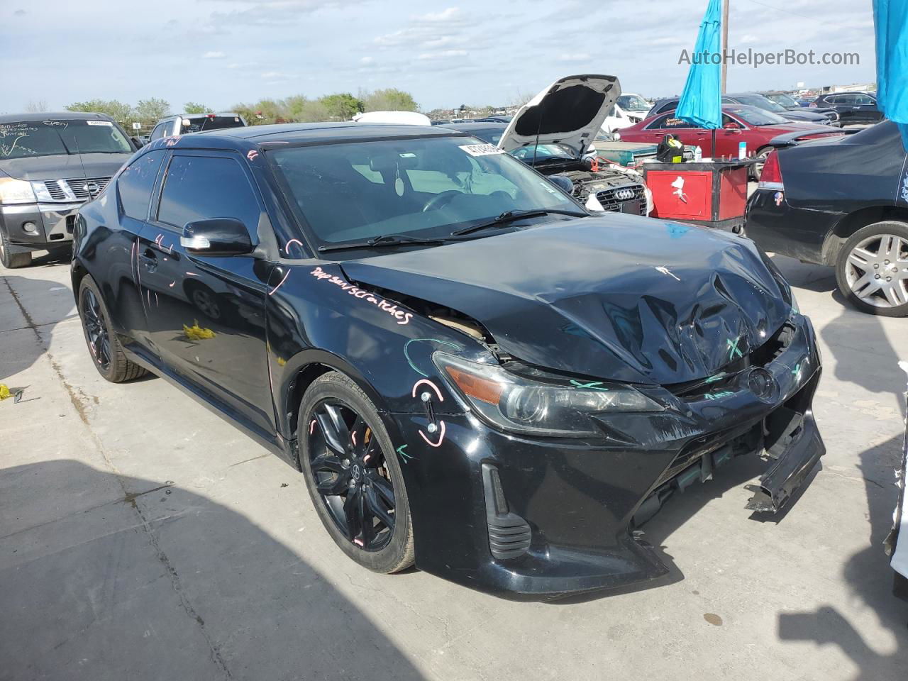 2015 Toyota Scion Tc  Черный vin: JTKJF5C78F3091124