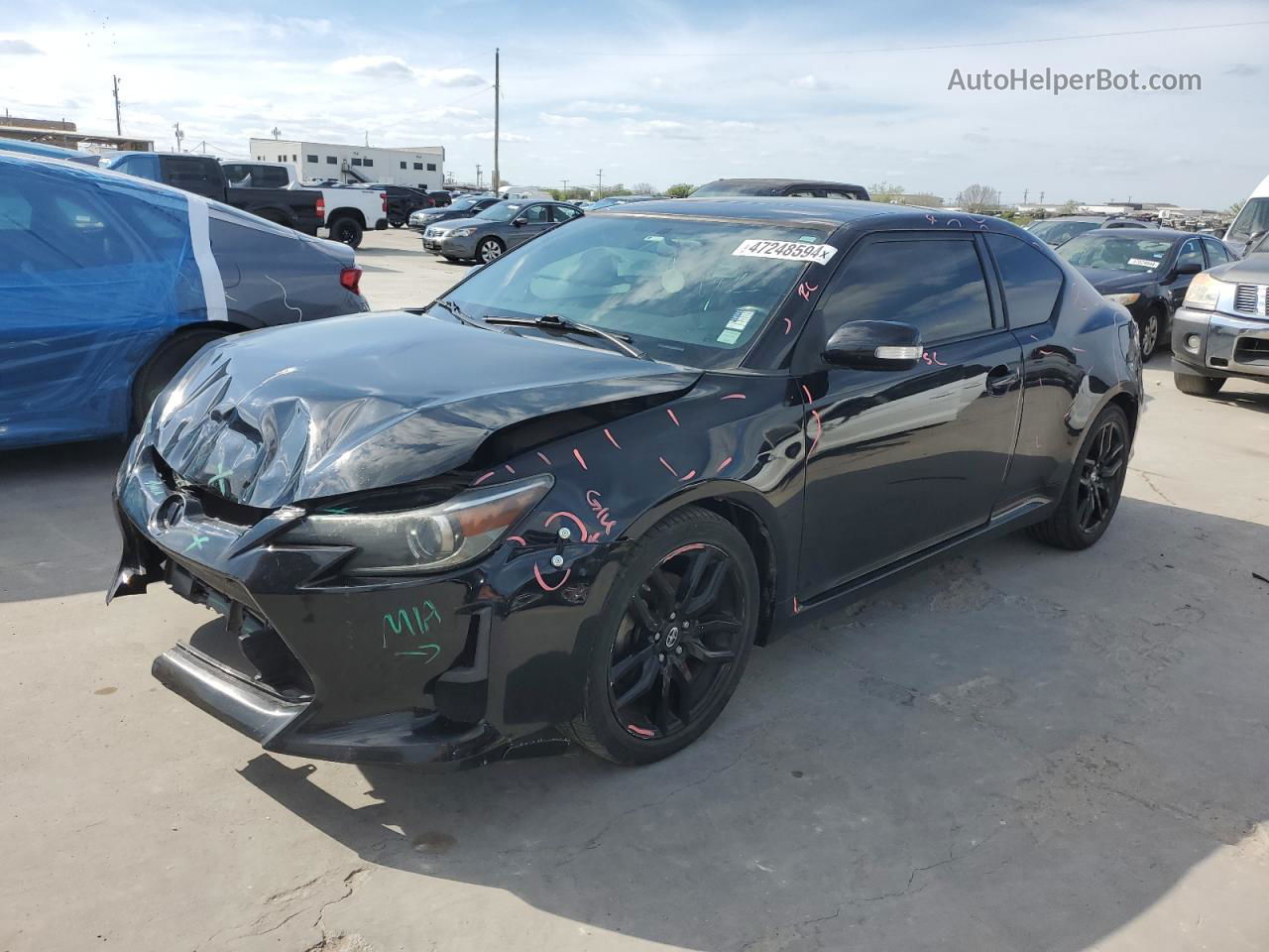 2015 Toyota Scion Tc  Черный vin: JTKJF5C78F3091124