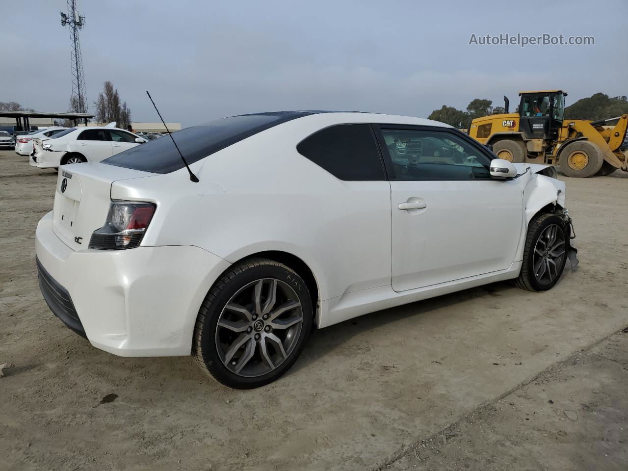 2015 Toyota Scion Tc  White vin: JTKJF5C78F3093598