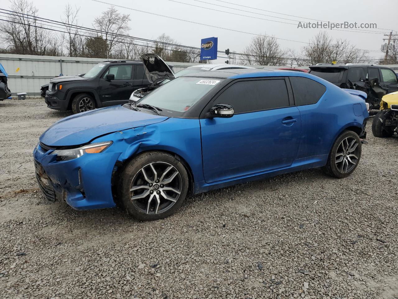 2015 Toyota Scion Tc  Blue vin: JTKJF5C78F3094850