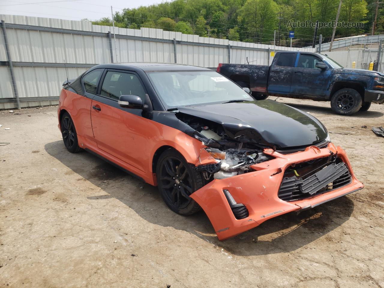 2015 Toyota Scion Tc  Orange vin: JTKJF5C78FJ007850