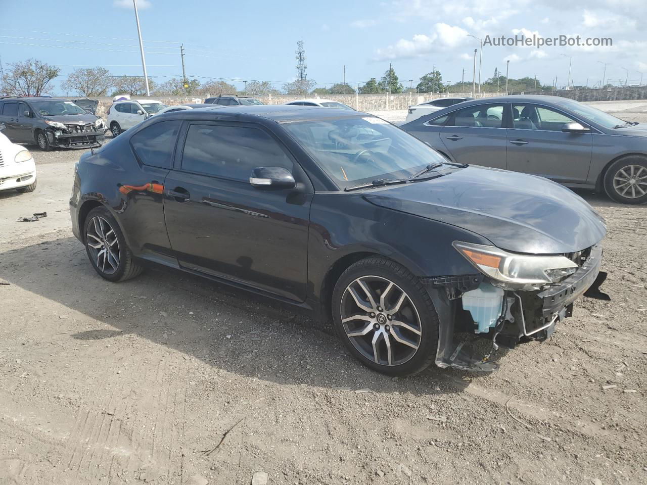 2015 Toyota Scion Tc  Black vin: JTKJF5C78FJ010683