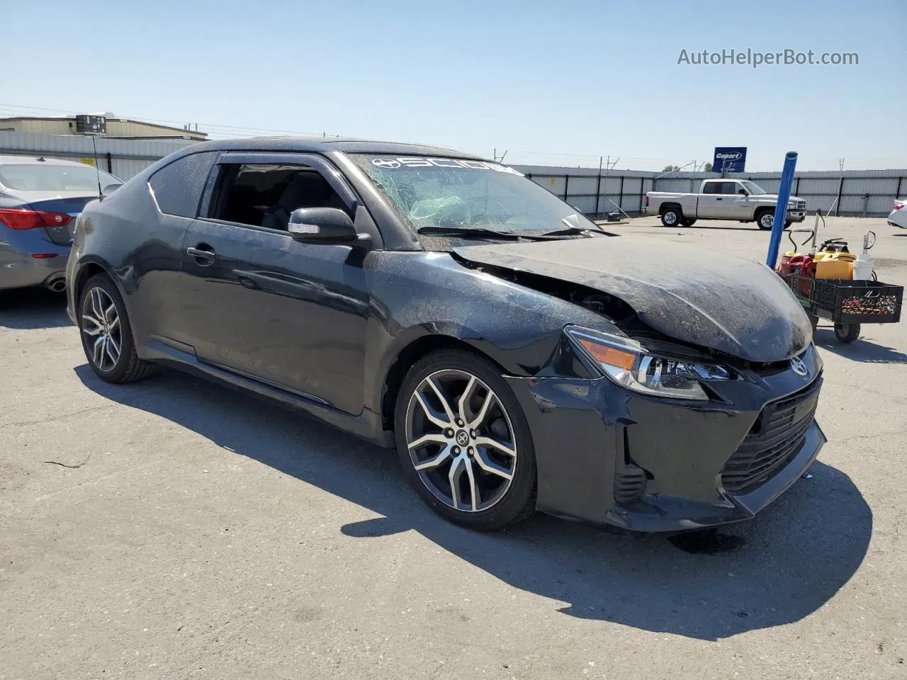 2015 Toyota Scion Tc  Green vin: JTKJF5C7XFJ000527