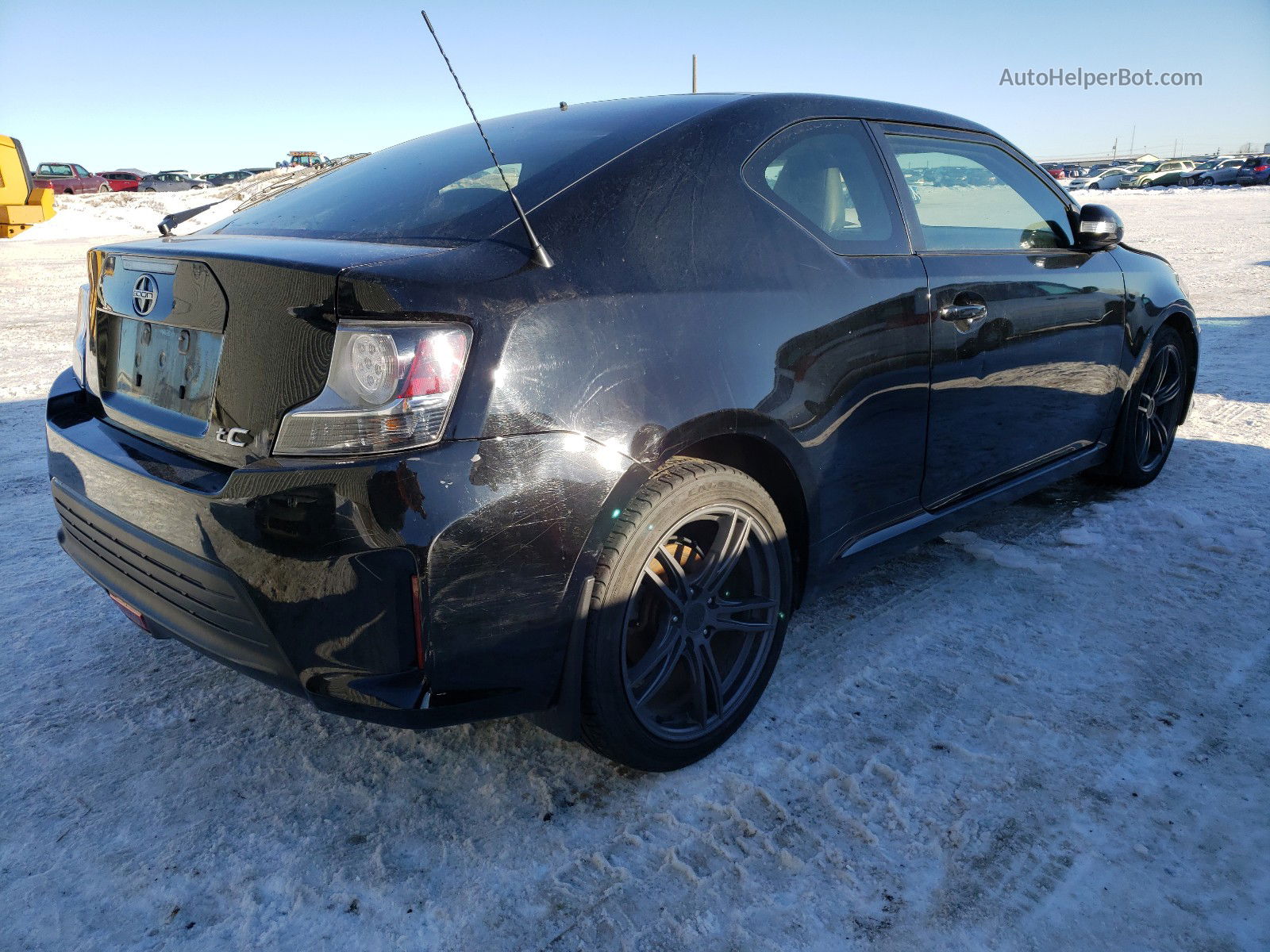 2015 Toyota Scion Tc Black vin: JTKJF5C7XFJ001290