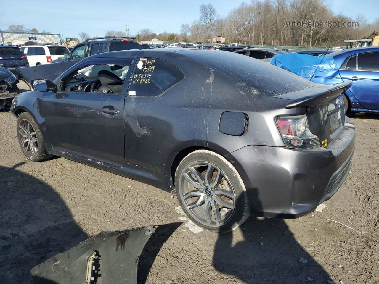 2015 Toyota Scion Tc  Серый vin: JTKJF5C7XFJ008482