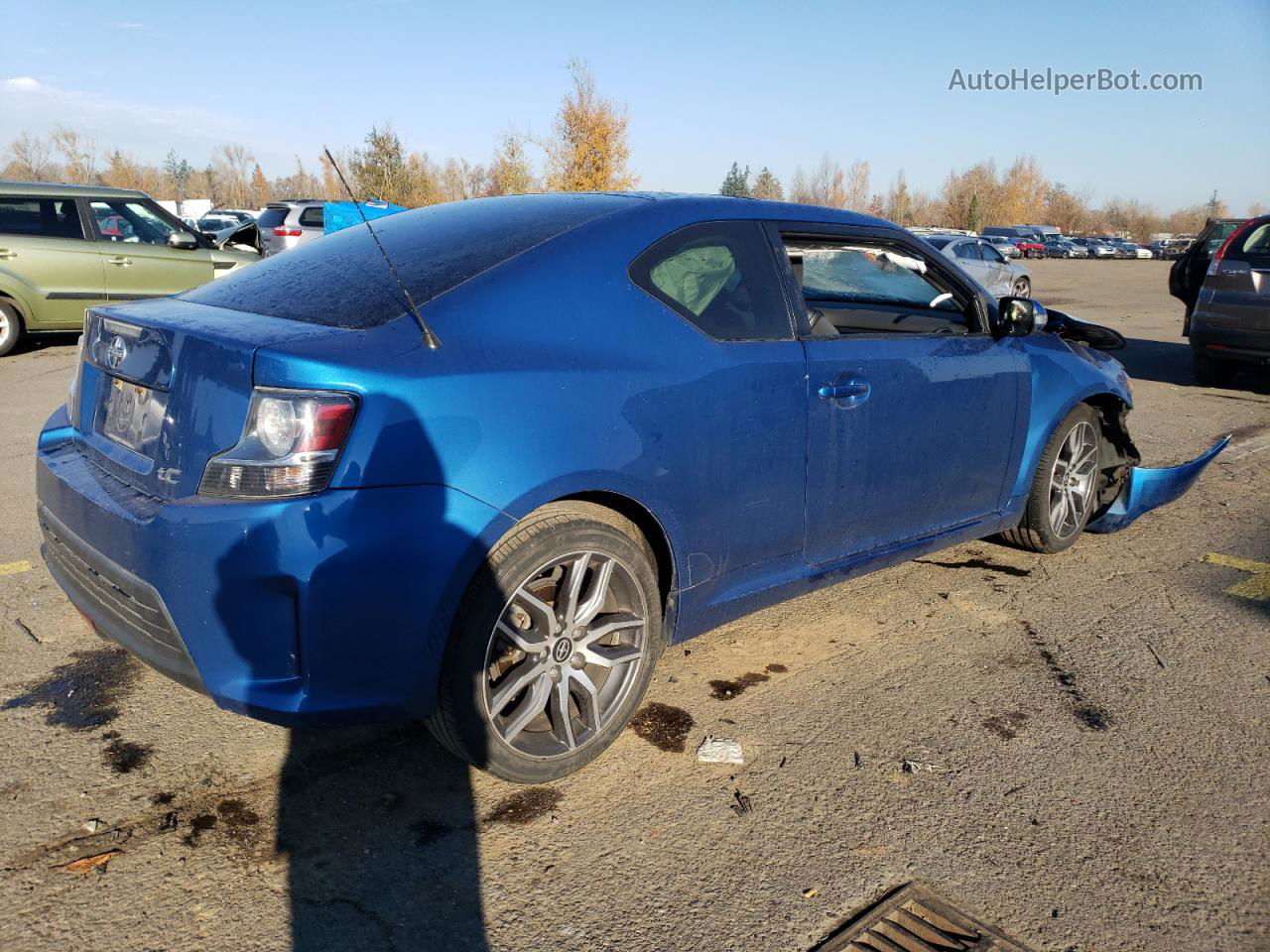 2015 Toyota Scion Tc  Синий vin: JTKJF5C7XFJ012791