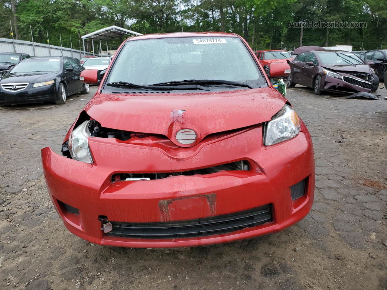 2008 Toyota Scion Xd  Красный vin: JTKKU10408J023217