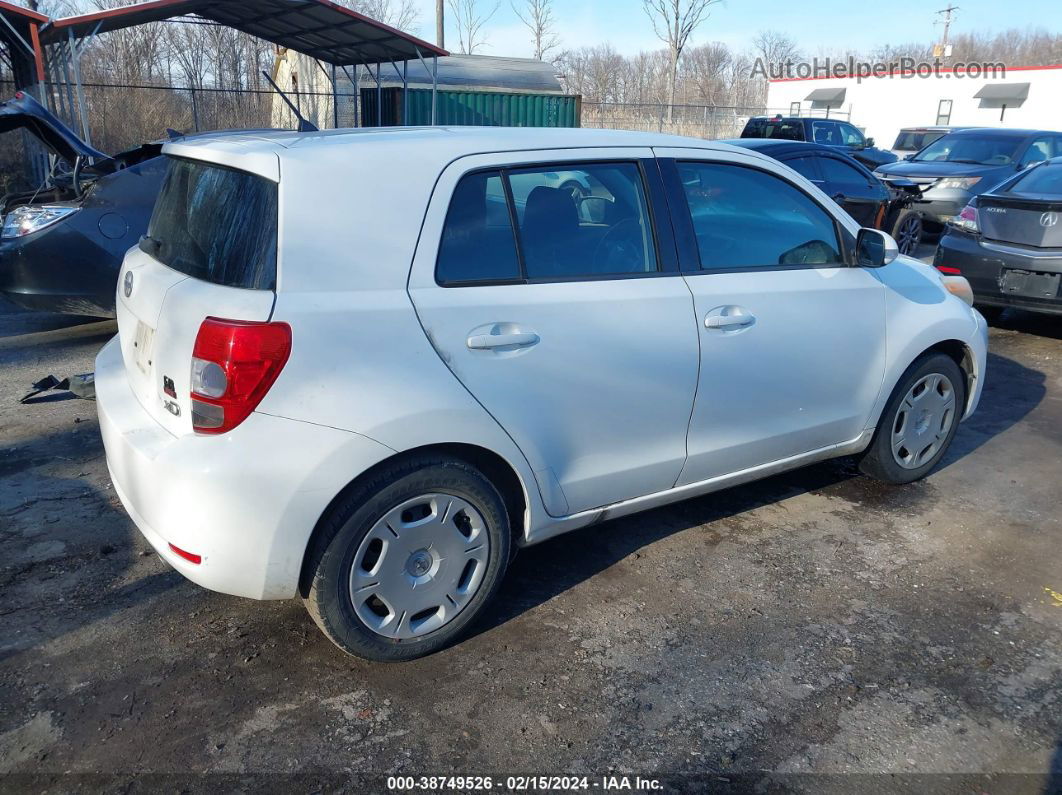 2008 Scion Xd   White vin: JTKKU10458J010771