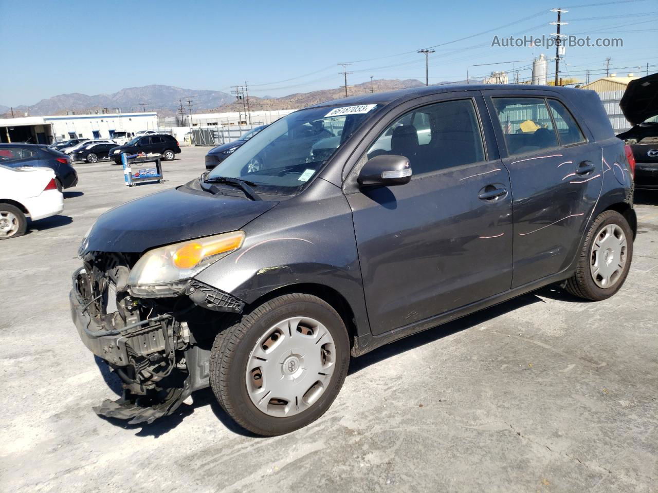 2008 Toyota Scion Xd  Gray vin: JTKKU10458J018062