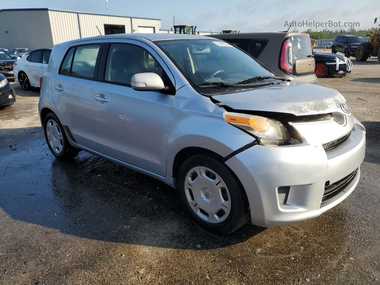 2008 Toyota Scion Xd  Silver vin: JTKKU10488J026950