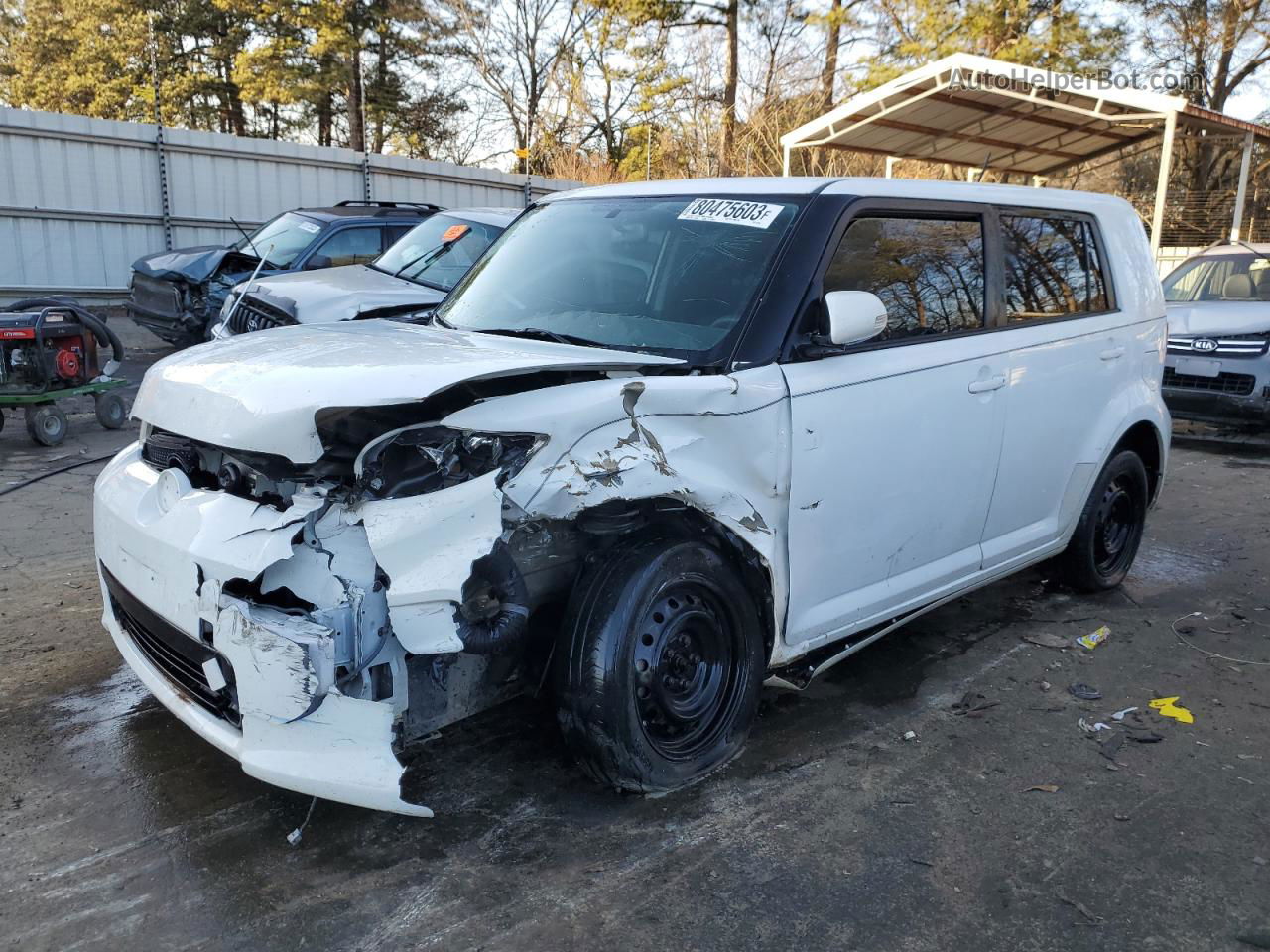 2015 Toyota Scion Xb  White vin: JTLZE4FE5FJ067588