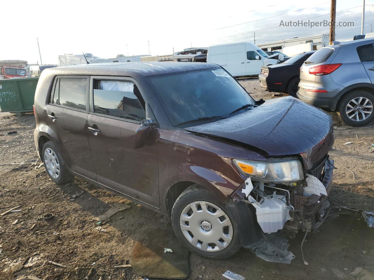 2015 Toyota Scion Xb  Burgundy vin: JTLZE4FE7FJ076745