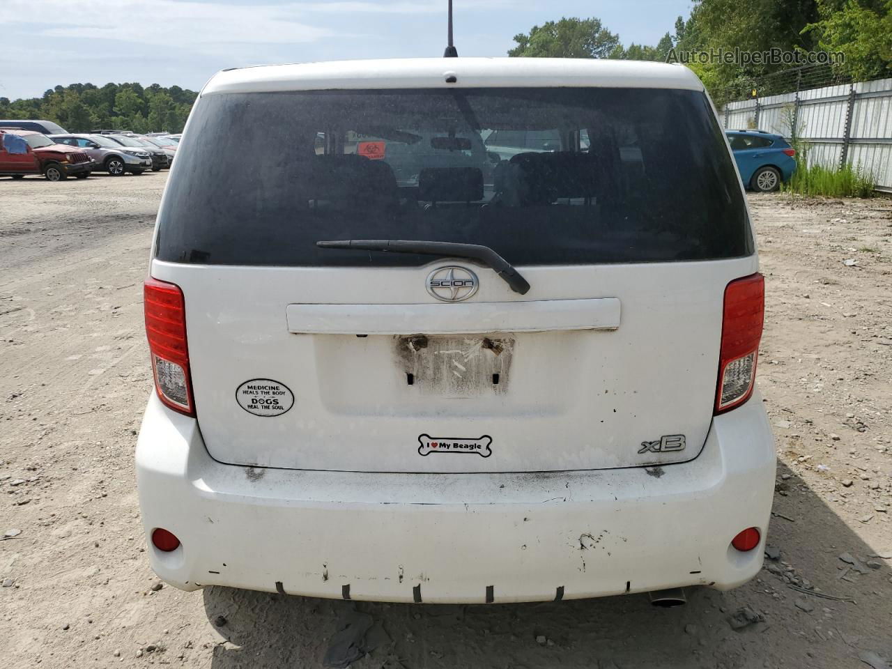 2015 Toyota Scion Xb  White vin: JTLZE4FE8FJ072459