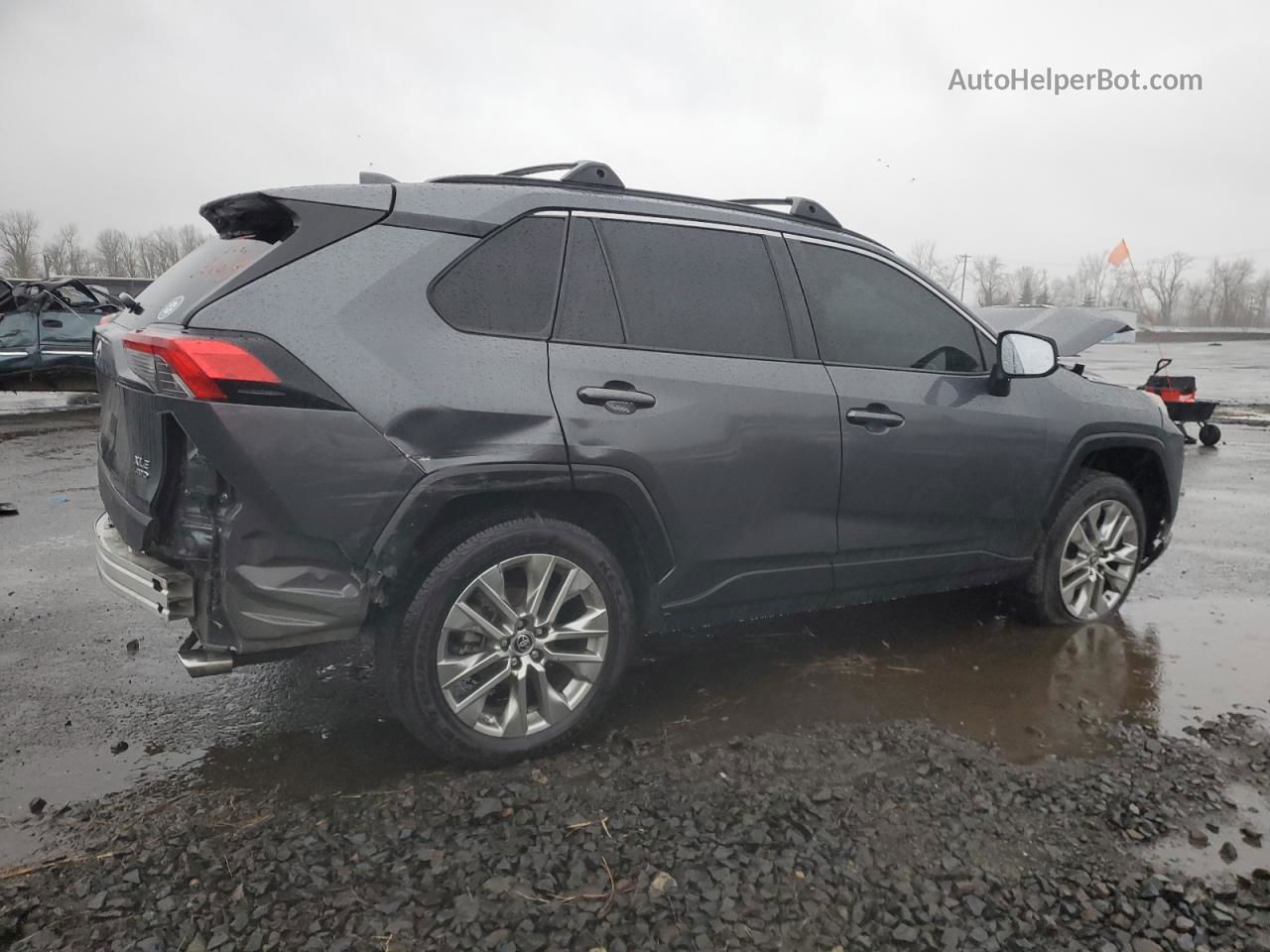 2019 Toyota Rav4 Xle Premium Угольный vin: JTMA1RFV8KD524016