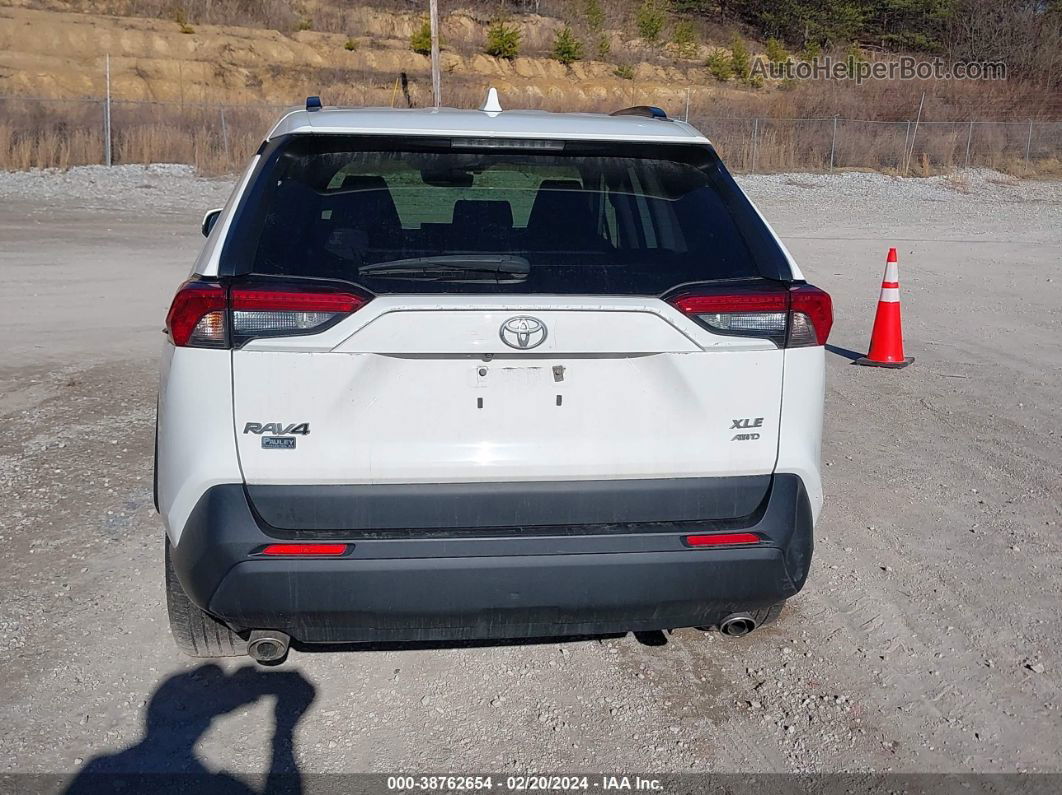 2019 Toyota Rav4 Xle Premium White vin: JTMA1RFVXKD515530