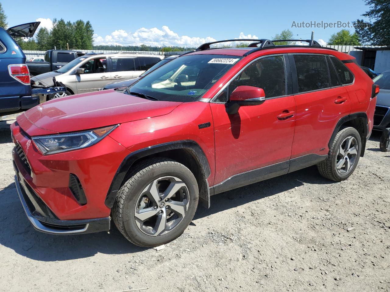 2021 Toyota Rav4 Prime Se Red vin: JTMAB3FV1MD058636