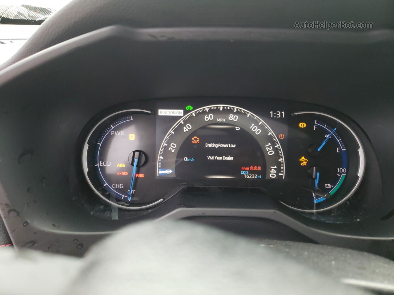 2021 Toyota Rav4 Prime Se Серый vin: JTMAB3FV2MD060136