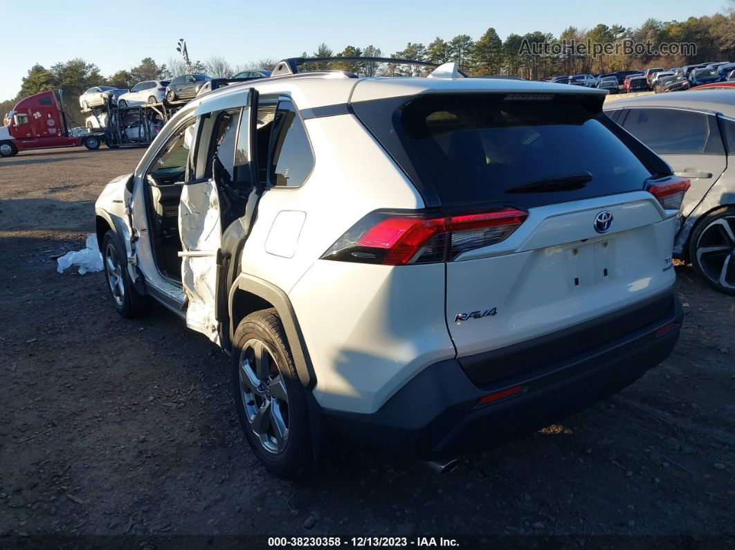 2021 Toyota Rav4 Xle Premium Hybrid White vin: JTMB6RFV3MD040375