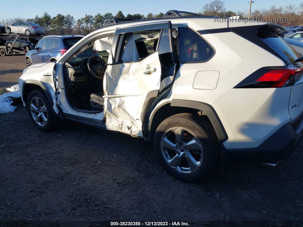 2021 Toyota Rav4 Xle Premium Hybrid White vin: JTMB6RFV3MD040375