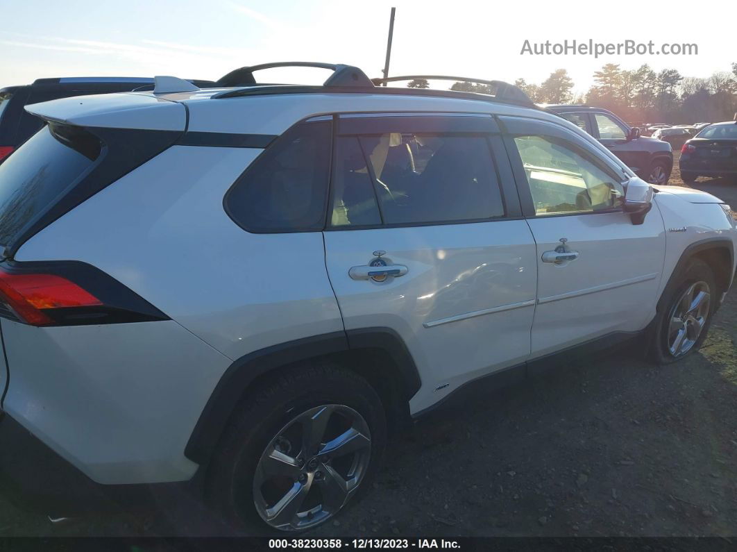 2021 Toyota Rav4 Xle Premium Hybrid White vin: JTMB6RFV3MD040375