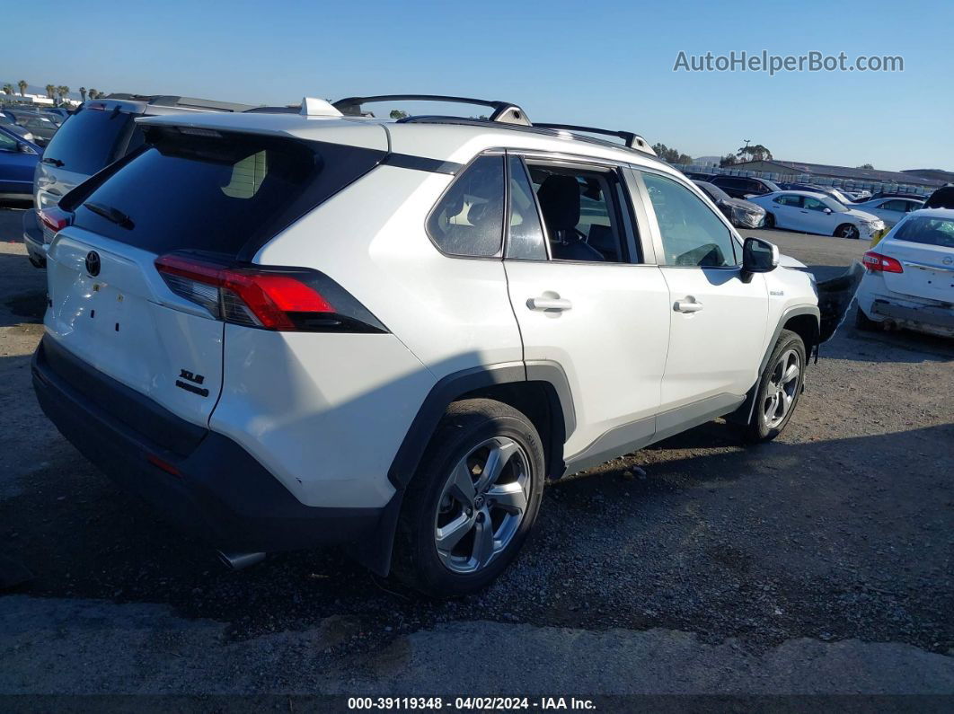 2021 Toyota Rav4 Xle Premium Hybrid Белый vin: JTMB6RFVXMD039580