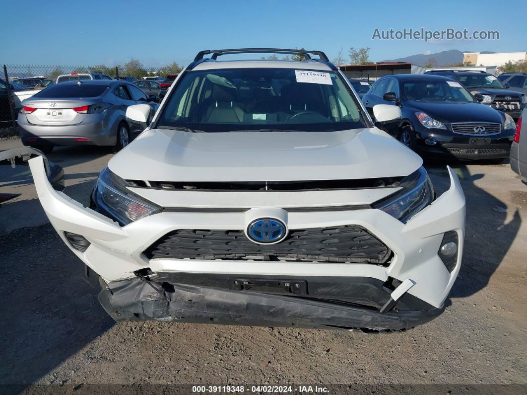 2021 Toyota Rav4 Xle Premium Hybrid Белый vin: JTMB6RFVXMD039580