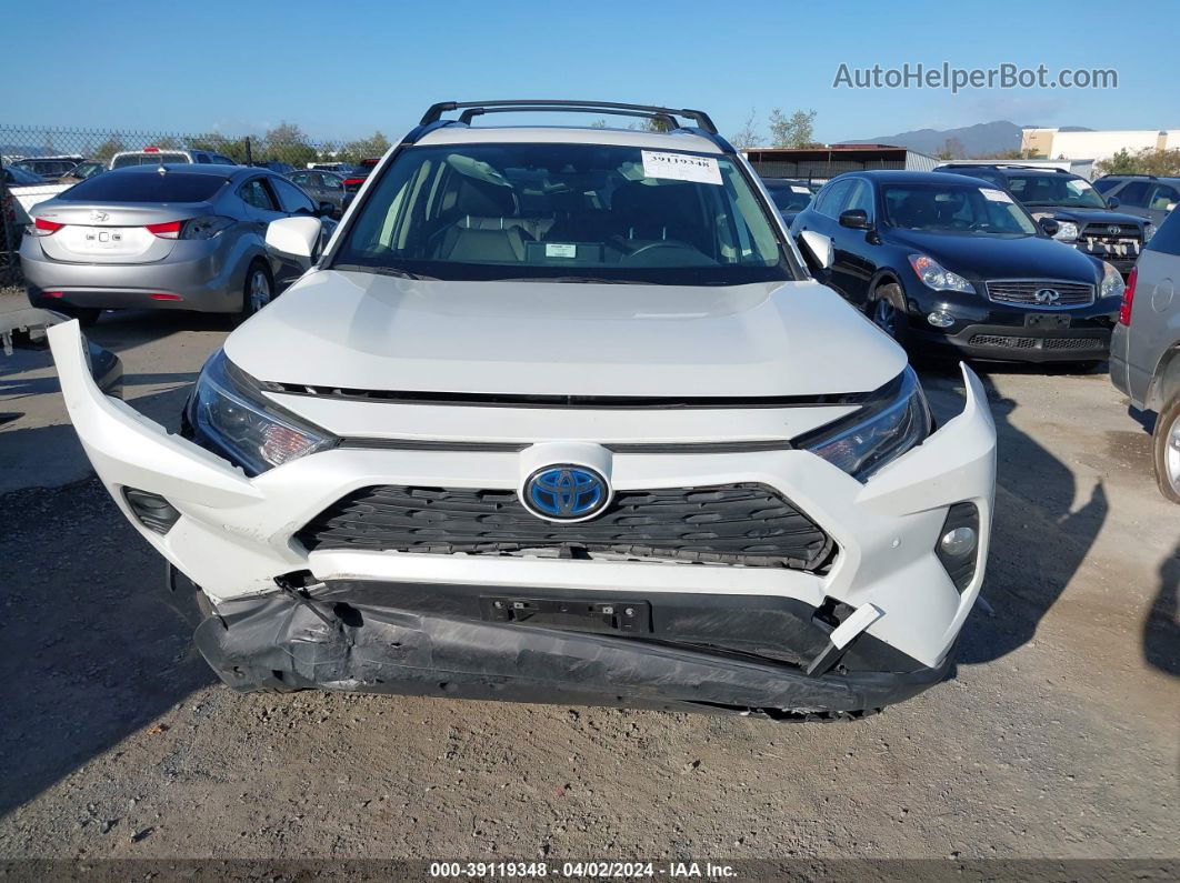 2021 Toyota Rav4 Xle Premium Hybrid Белый vin: JTMB6RFVXMD039580