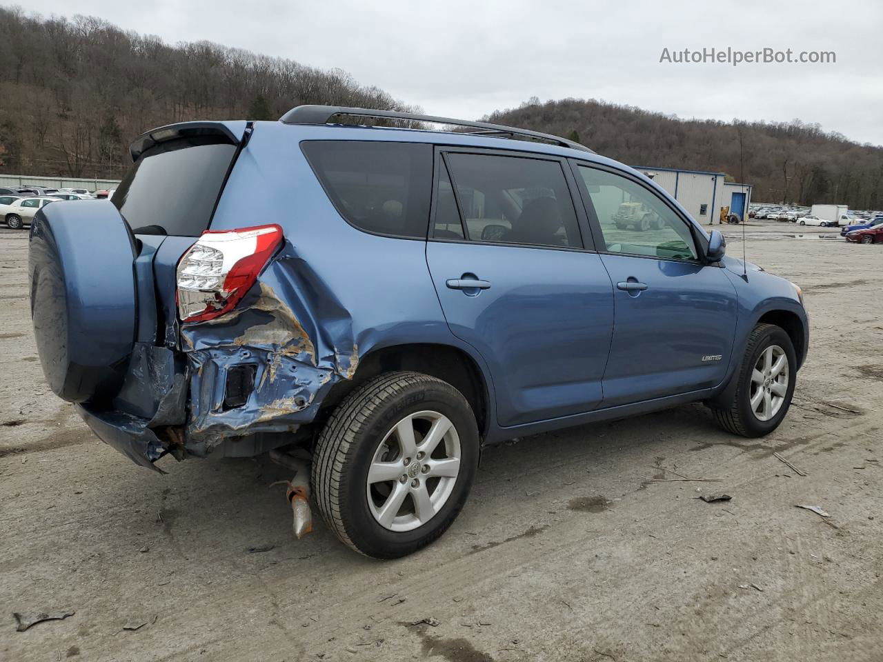 2007 Toyota Rav4 Limited Blue vin: JTMBD31V075121407