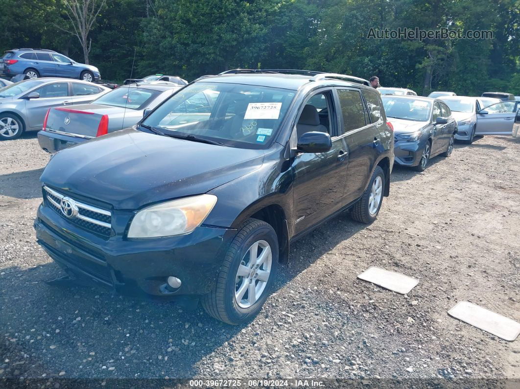 2007 Toyota Rav4 Limited Black vin: JTMBD31V076040644