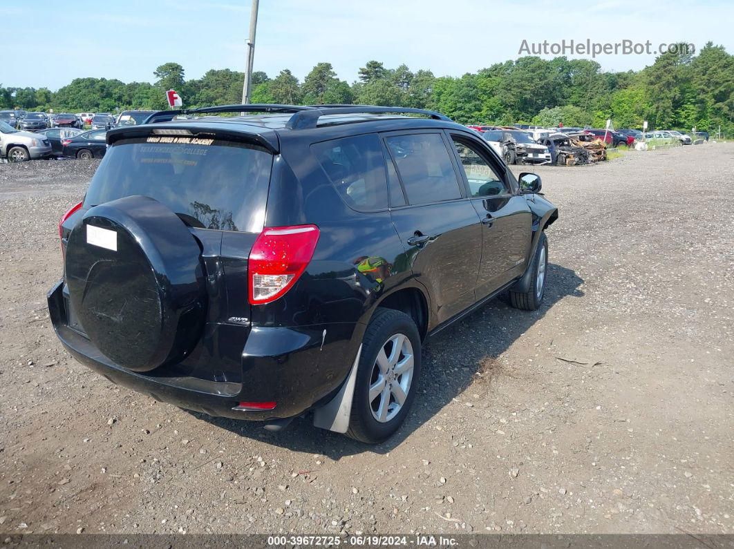 2007 Toyota Rav4 Limited Black vin: JTMBD31V076040644