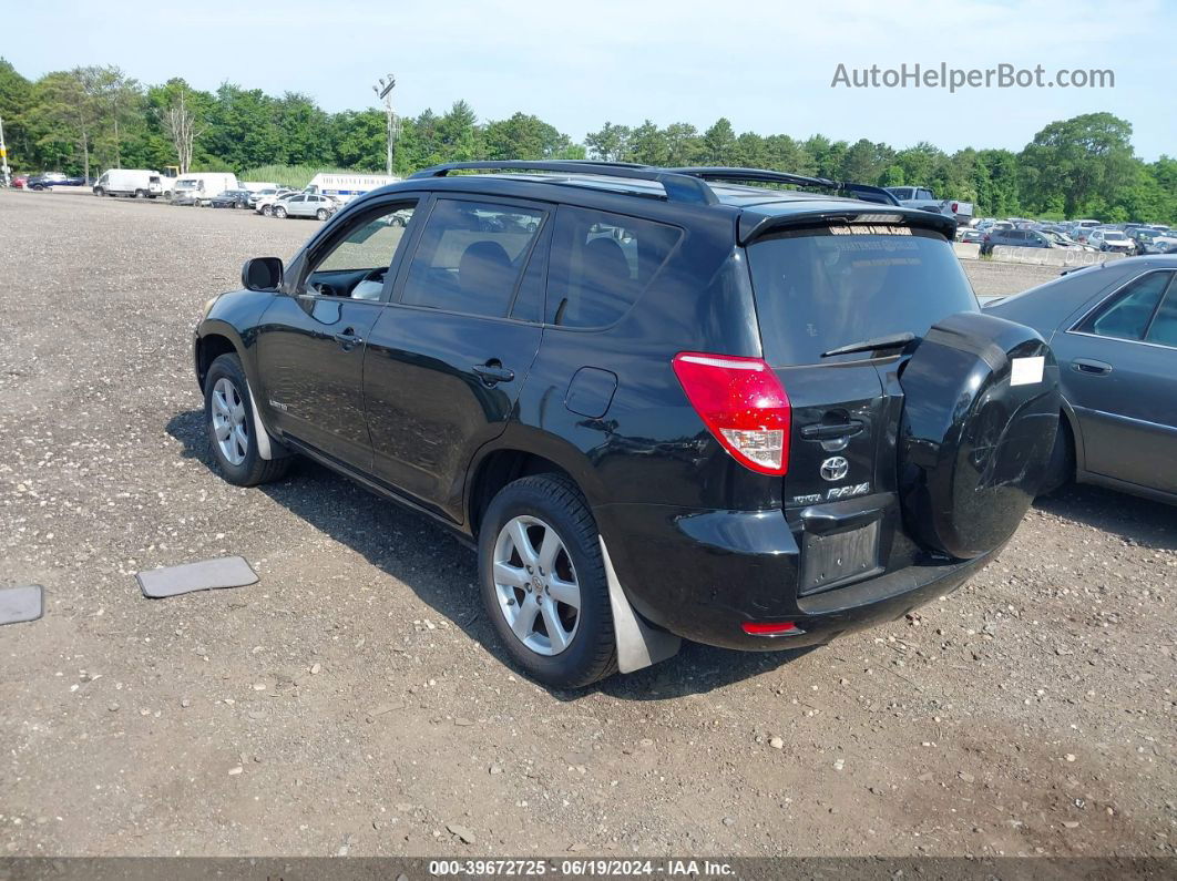 2007 Toyota Rav4 Limited Black vin: JTMBD31V076040644