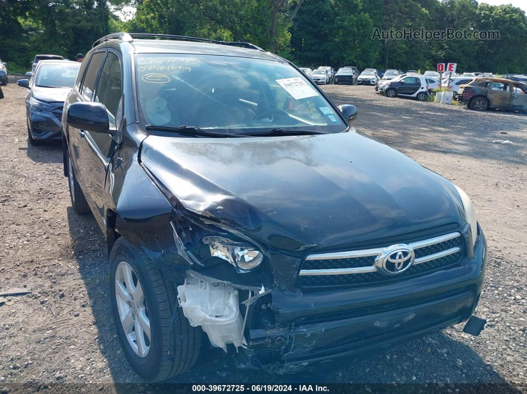 2007 Toyota Rav4 Limited Black vin: JTMBD31V076040644