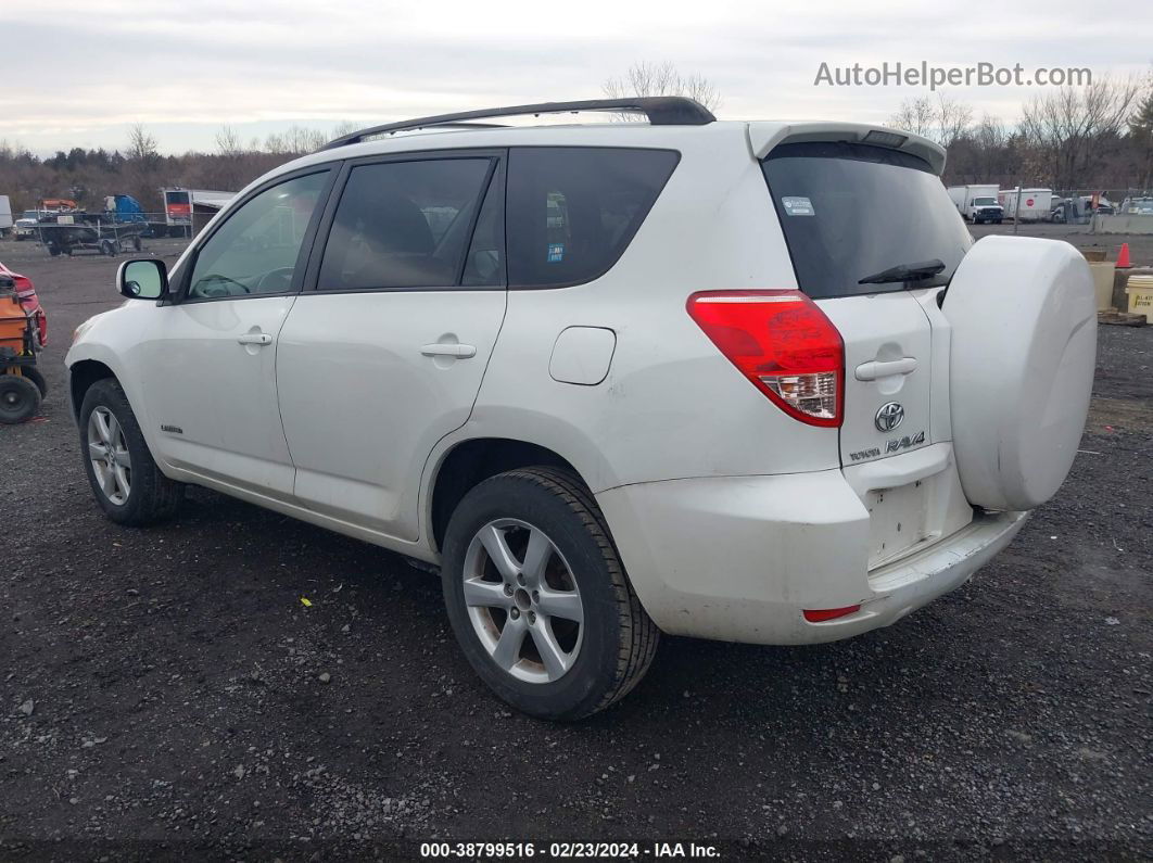 2007 Toyota Rav4 Limited White vin: JTMBD31V175063288