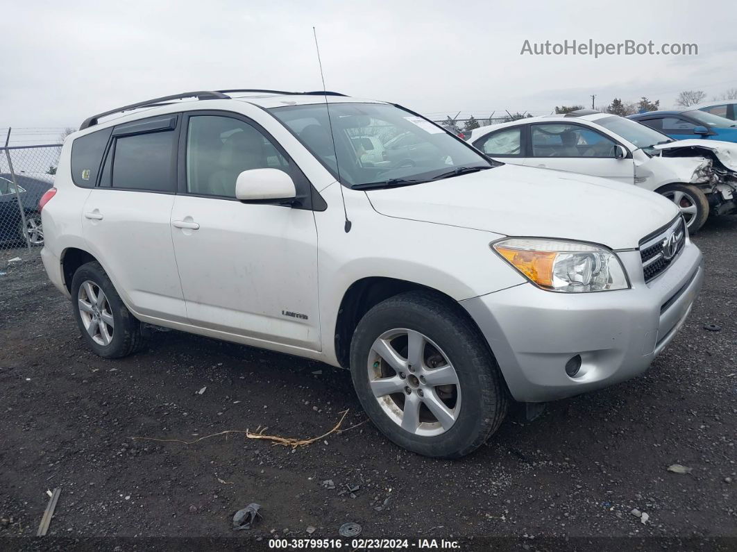 2007 Toyota Rav4 Limited White vin: JTMBD31V175063288