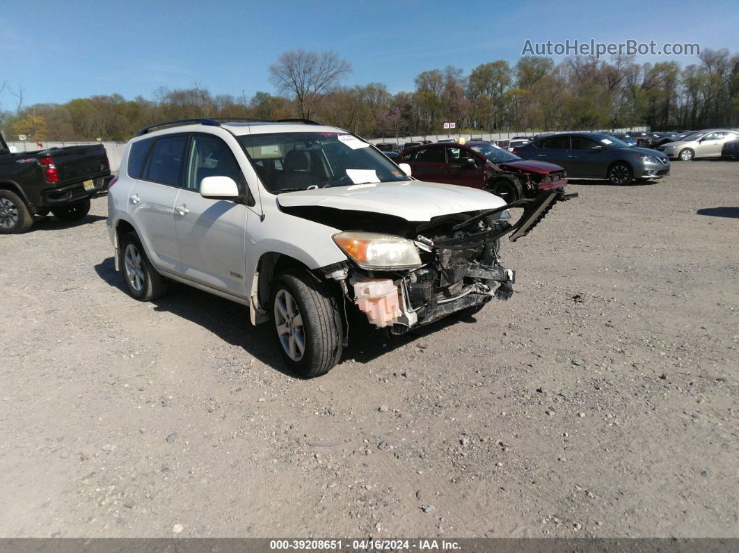 2007 Toyota Rav4 Limited White vin: JTMBD31V175122050