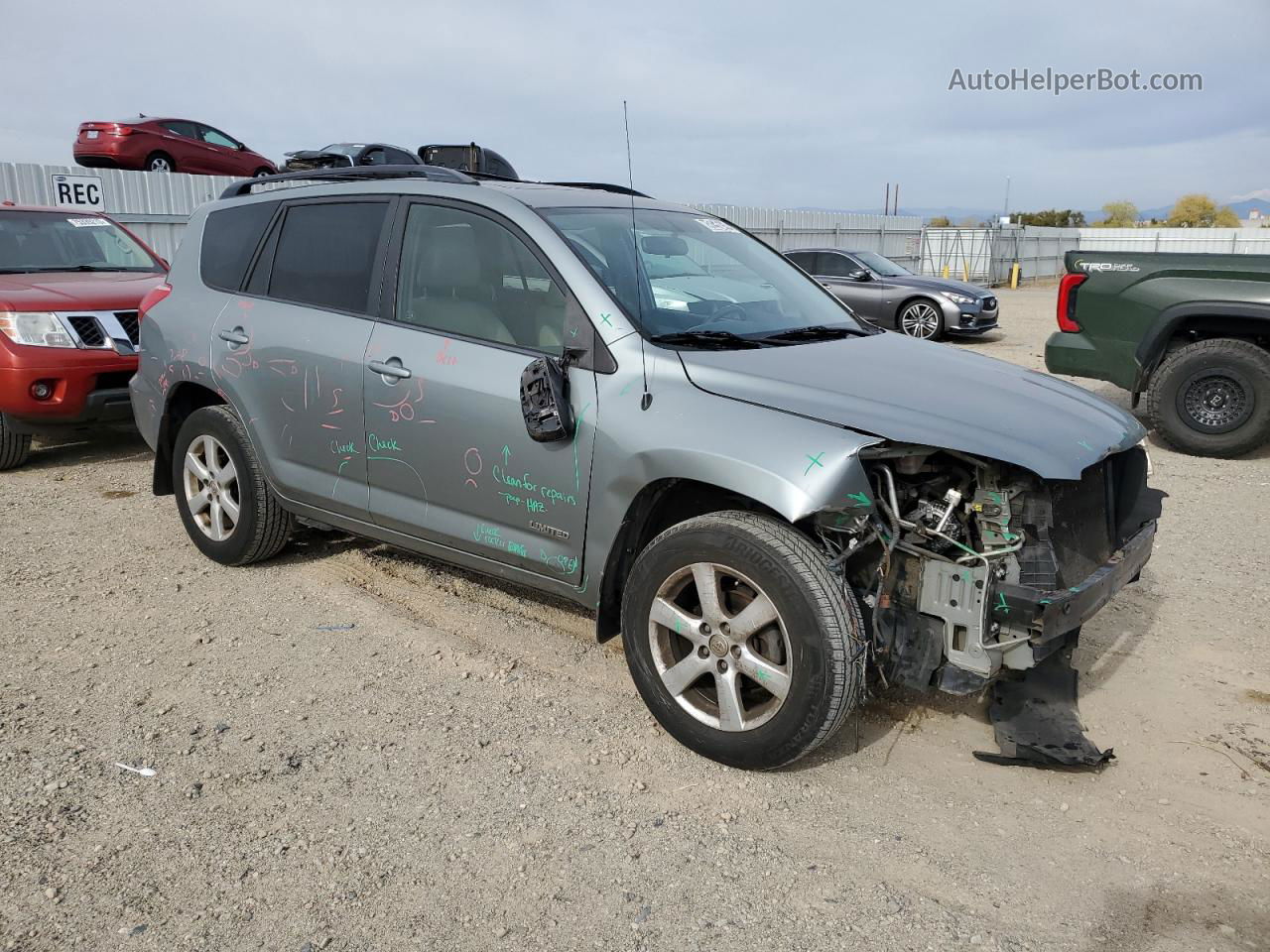 2007 Toyota Rav4 Limited Gray vin: JTMBD31V276025112