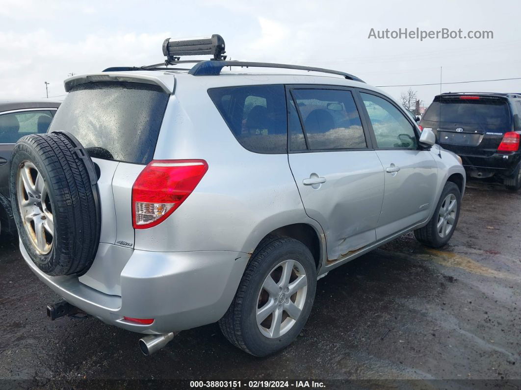 2007 Toyota Rav4 Limited Silver vin: JTMBD31V375072963