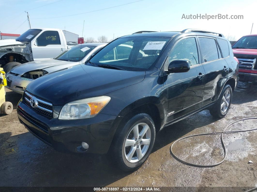 2007 Toyota Rav4 Limited Black vin: JTMBD31V376034174