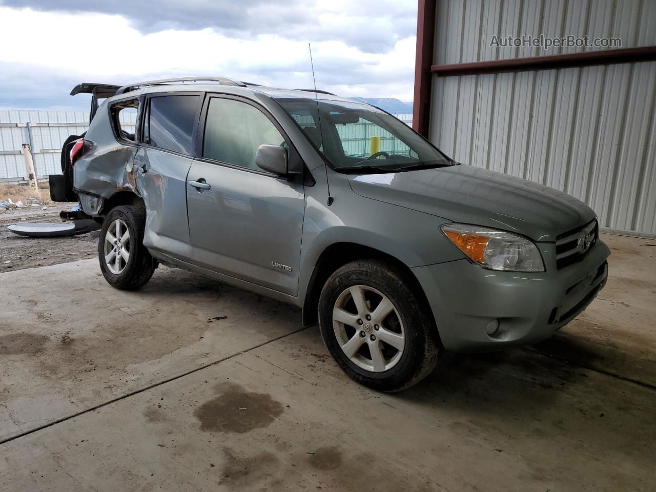 2007 Toyota Rav4 Limited Teal vin: JTMBD31V475116792