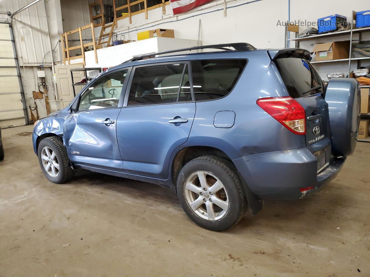 2007 Toyota Rav4 Limited Blue vin: JTMBD31V476046494