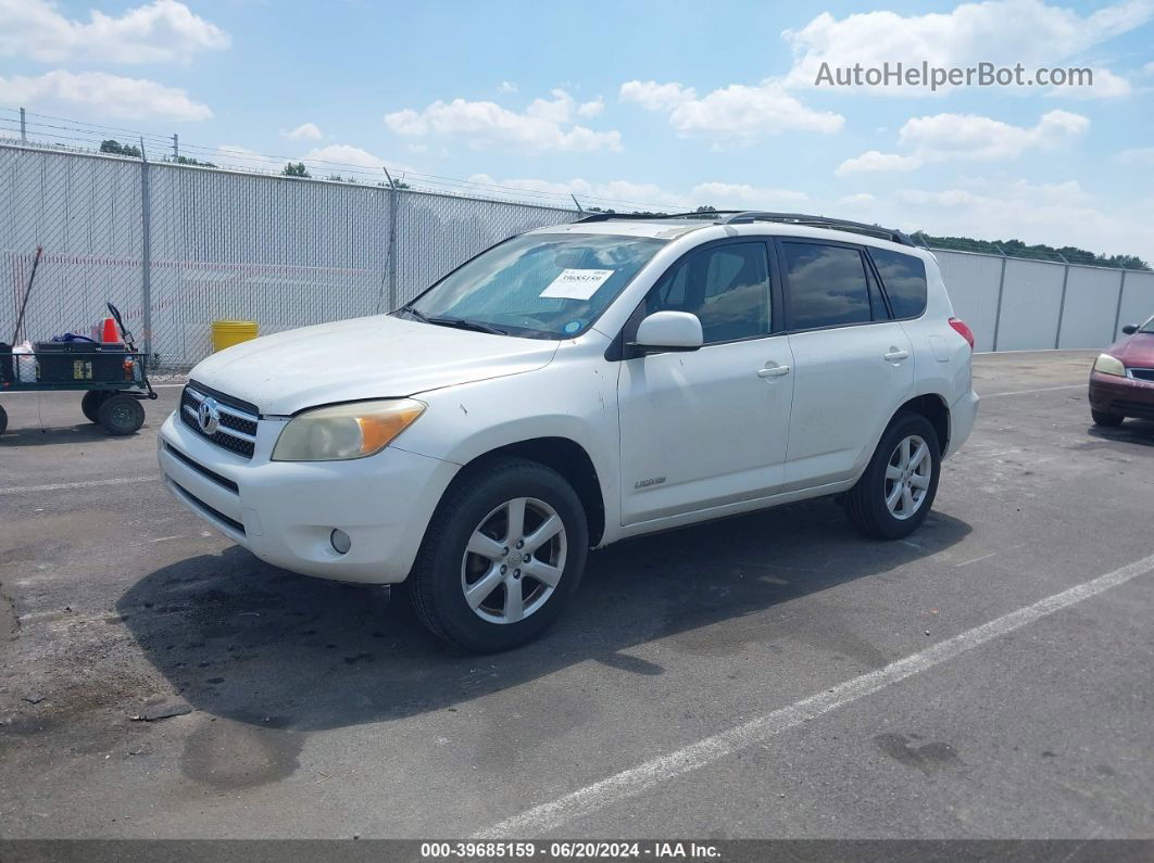 2007 Toyota Rav4 Limited White vin: JTMBD31V575082863