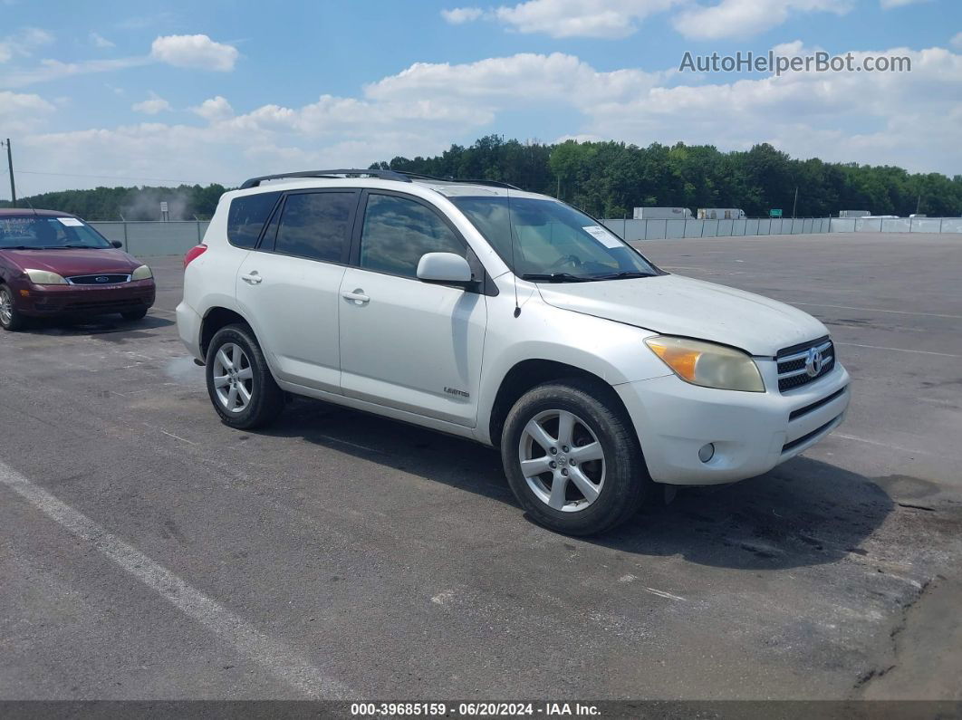 2007 Toyota Rav4 Limited White vin: JTMBD31V575082863