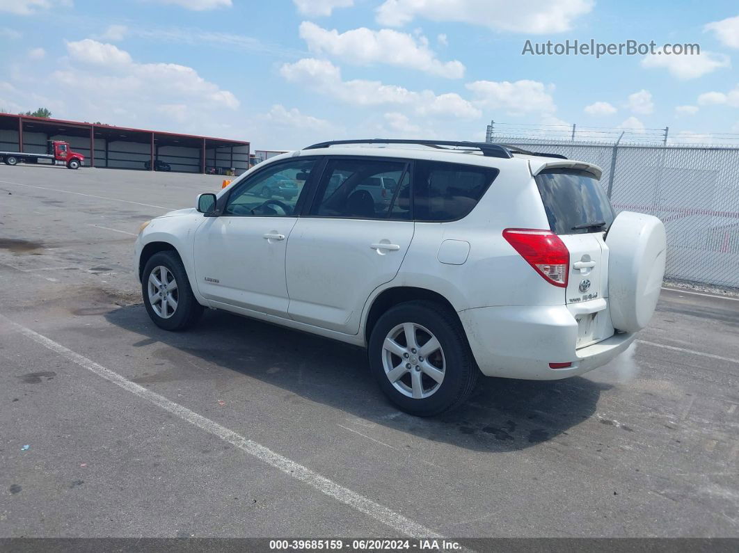 2007 Toyota Rav4 Limited White vin: JTMBD31V575082863