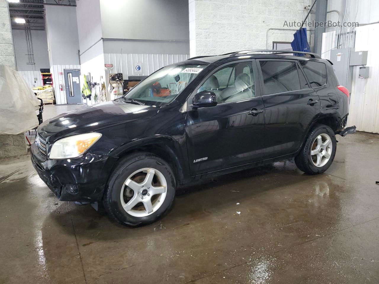 2007 Toyota Rav4 Limited Black vin: JTMBD31V576040509