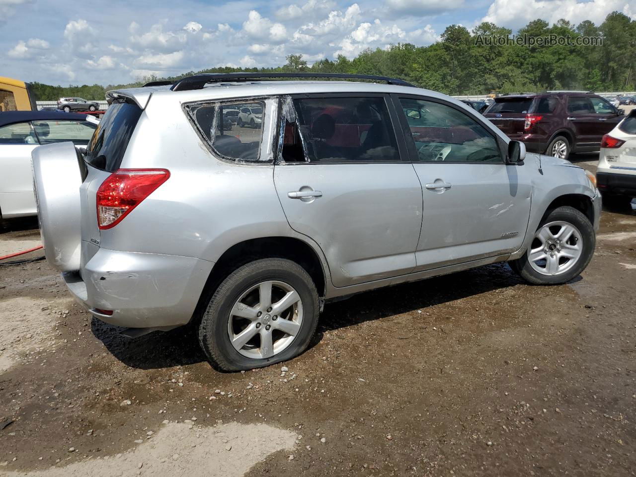 2007 Toyota Rav4 Limited Silver vin: JTMBD31V576041952