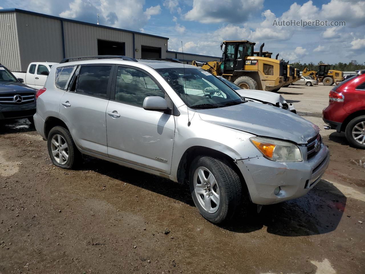 2007 Toyota Rav4 Limited Silver vin: JTMBD31V576041952