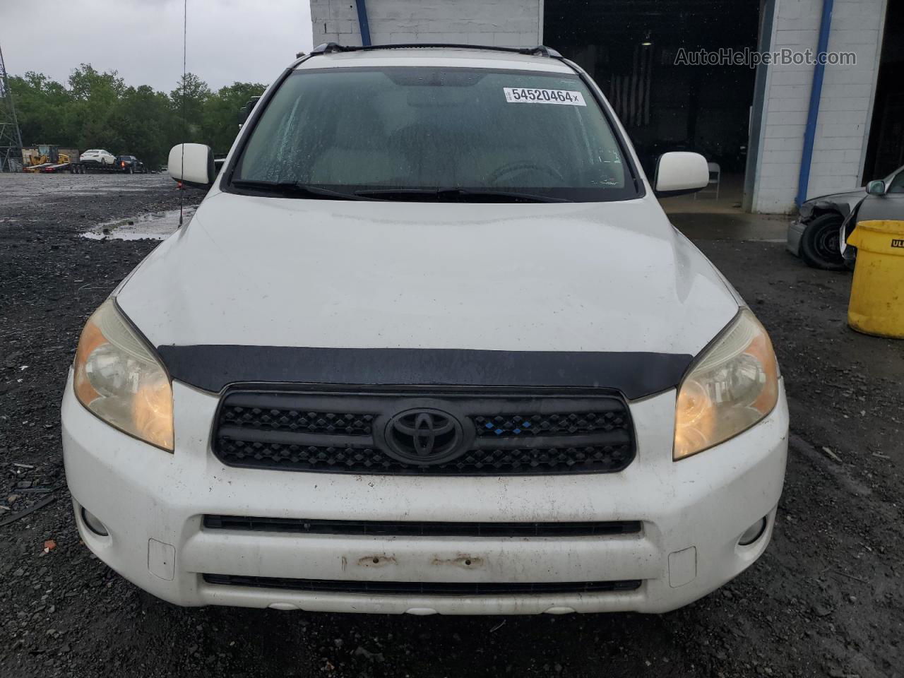 2007 Toyota Rav4 Limited White vin: JTMBD31V675076859