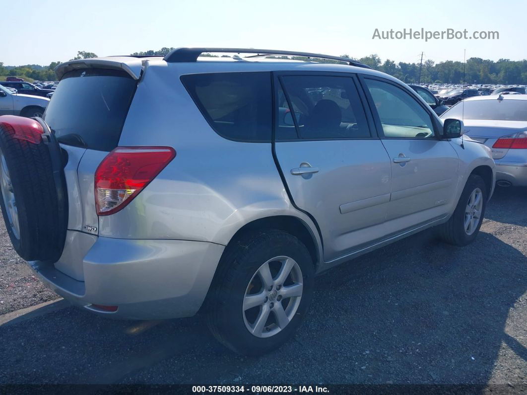 2007 Toyota Rav4 Limited Silver vin: JTMBD31V775075736