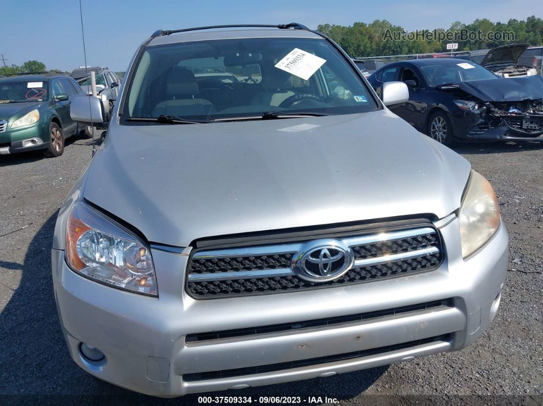 2007 Toyota Rav4 Limited Silver vin: JTMBD31V775075736