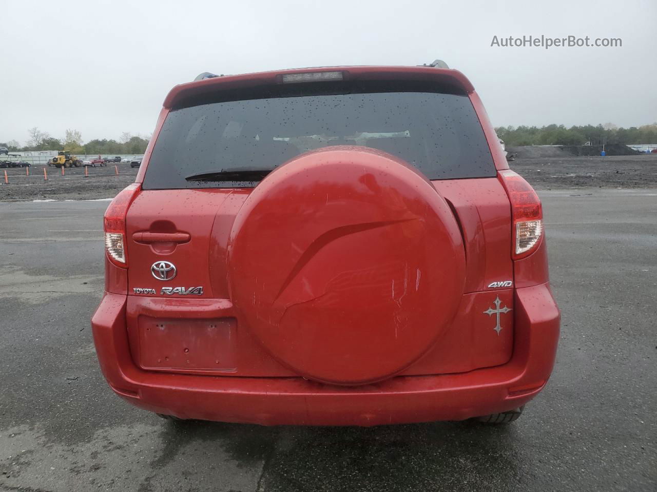 2007 Toyota Rav4 Limited Red vin: JTMBD31V775122571